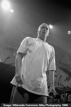 Eminem - October 1999 - Wikimedia Commons - Mika photo