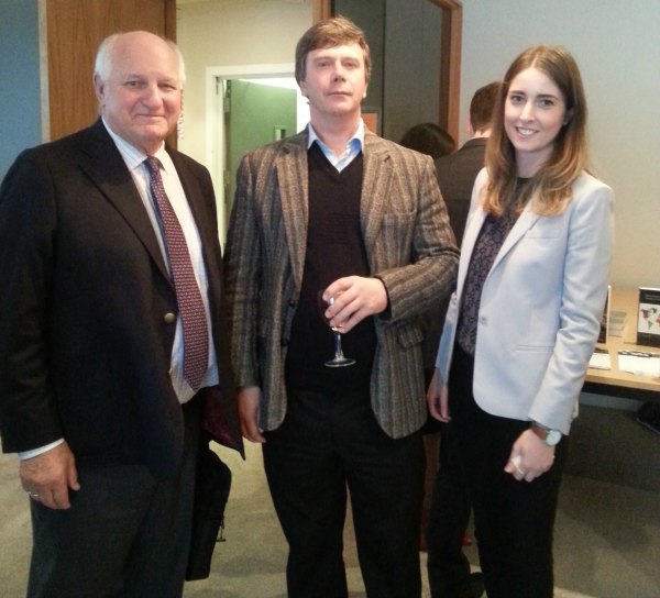 L - R: Sir Grant Hammond, Ian McIntosh, Commercial Manager Product Development for Thomson Reuters NZ, Amy Farr, Thomson Reuters NZ Taxation Editor