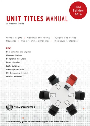 Unit Titles Manual - 2nd Edition - published by Thomson Reuters NZ