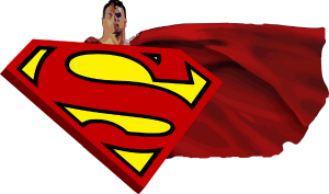 Superman logo & cape